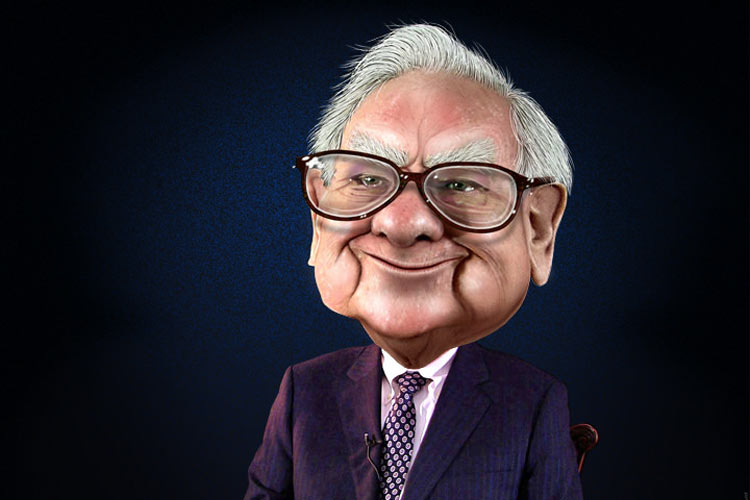 Warren Buffett caricature